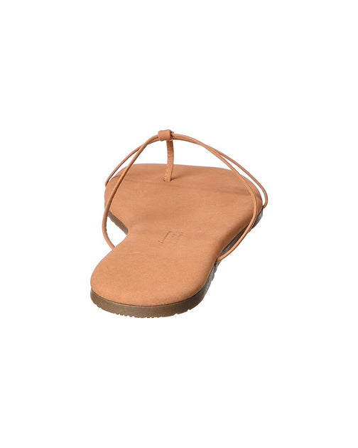 TKEES Chloe Suede Sandal Brown US 8 4