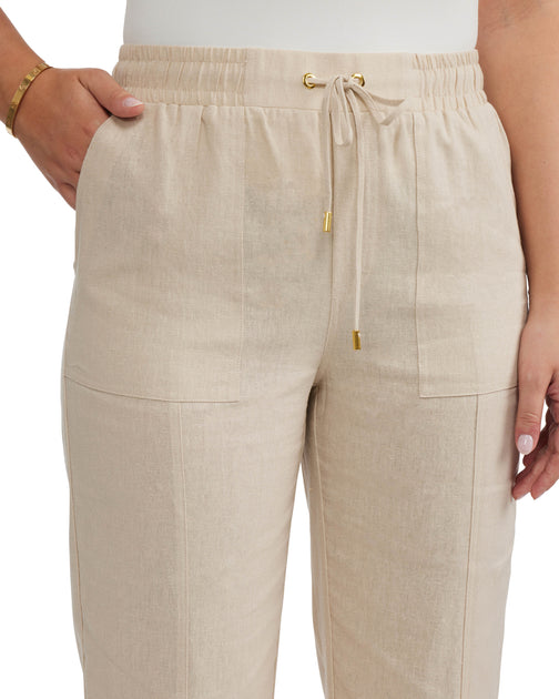 Ellen Tracy Damen Cropped Straight Leg Pant Multi XSmall 4