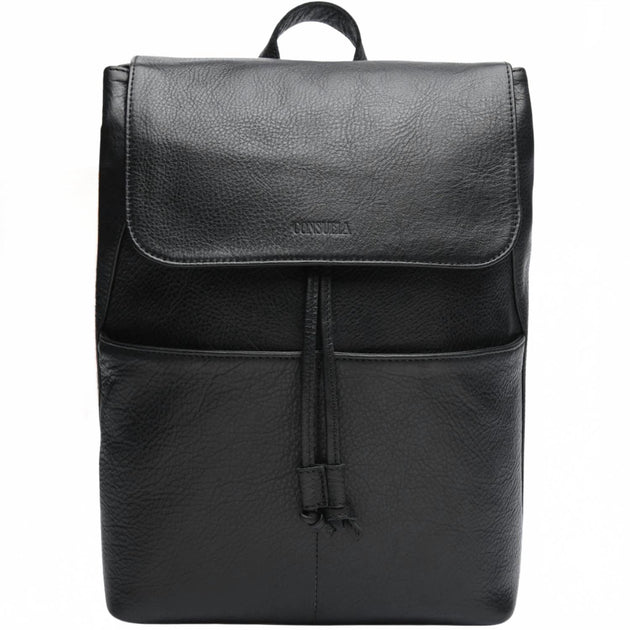 Consuela Drawstring Magnetic Backpack Black One Size 2