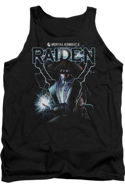 Gildan Mortal Kombat Raiden Tank Top Black XL 2