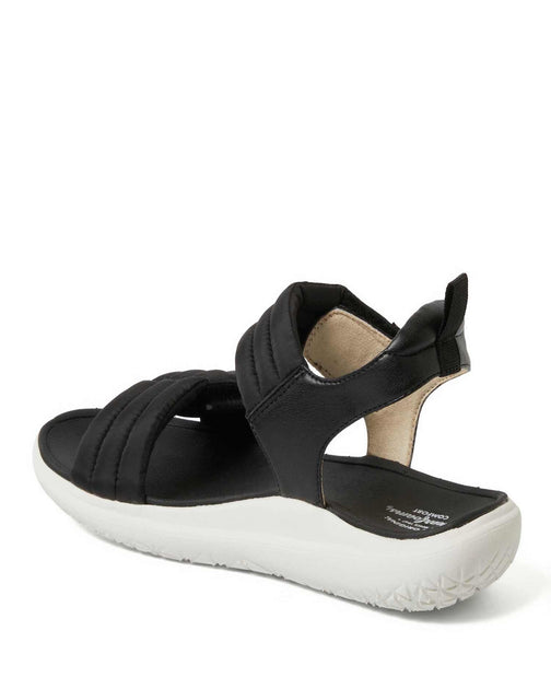 Dearfoams Thea Quarter Strap Sandal Green US 10 4
