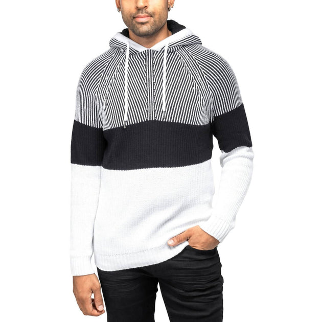 Xray Extra Fine Fiber Kapuzenpulli Sweater Weiß Medium 2