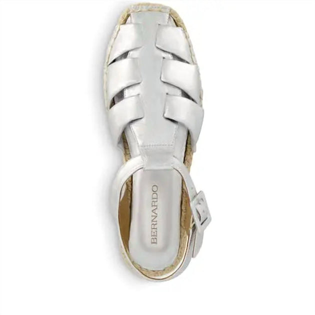 Bernardo Monri Fisherman Sandals Silver US 8 4