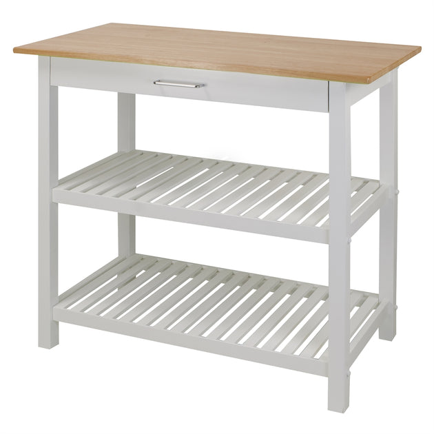 Casual Home Kitchen Island Wood 2
