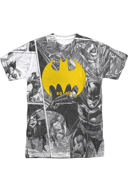 Gildan Batman Collage T-Shirt White Small 2