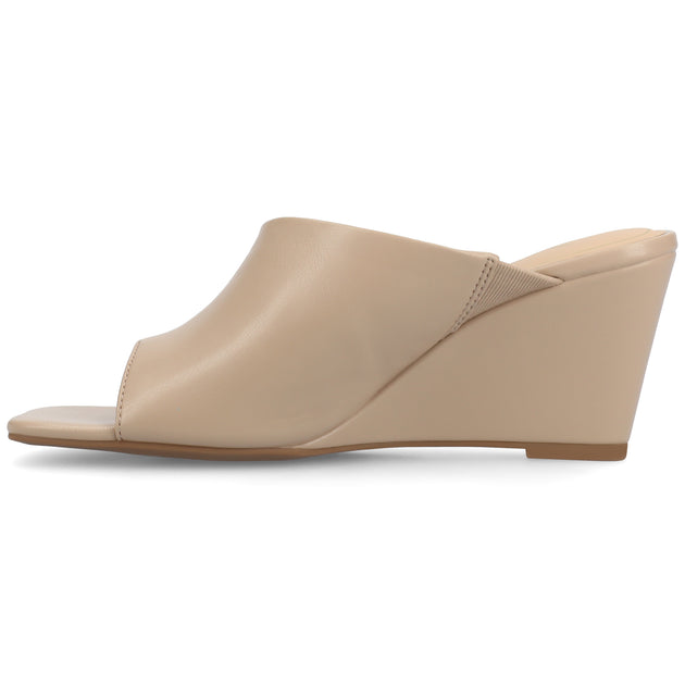 Journee Collection Clementine Wedge Sandal Blue US 12 3