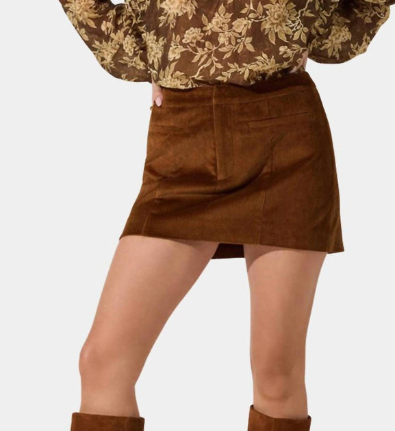 ASTR Kinley Top Brown Medium 4
