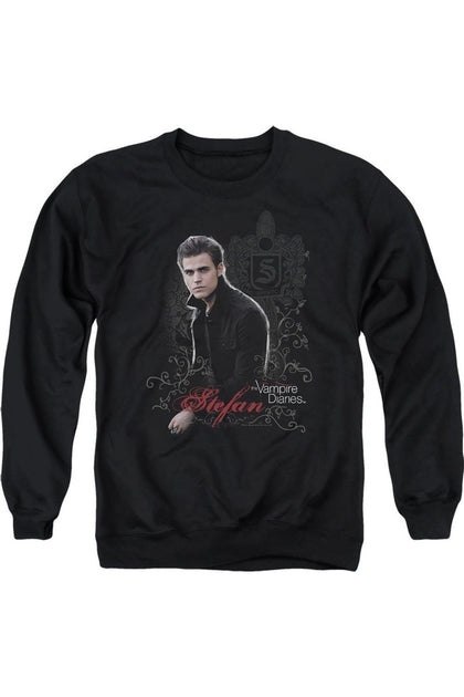 Gildan Vampire Diaries Stefan Erwachsene Crewneck Sweatshirt schwarz XXXLarge männlich 2