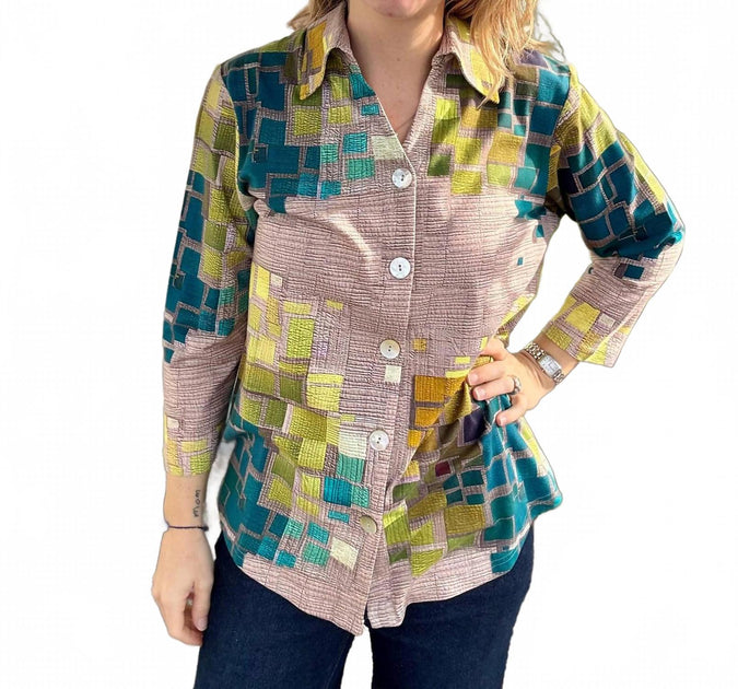 Parsley & Sage Irene Shirt Multi XL 4