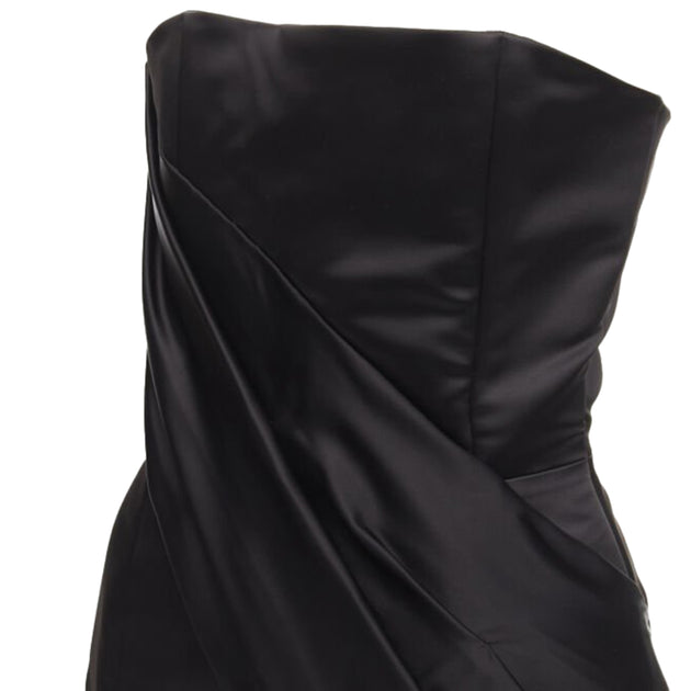 Halpern Bustier Mini Dress Black FR36 3