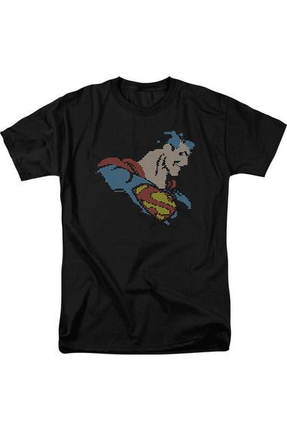 Gildan DC Comics Lite Brite Superman T-Shirt Black Small 2