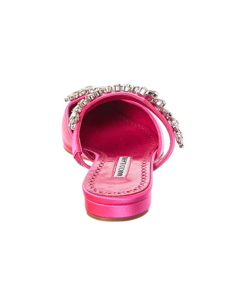 Manolo Blahnik Lurum Mule Pink EU 36.5 4