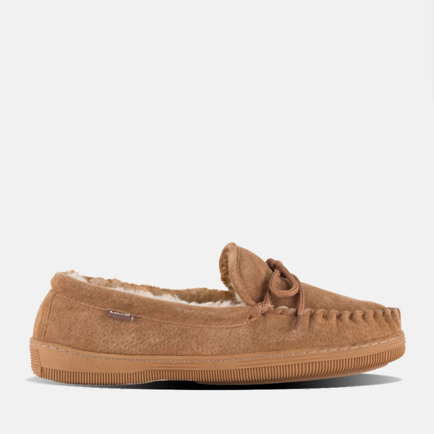 Lamo Men's Moccasin Slipper Brown 15 2