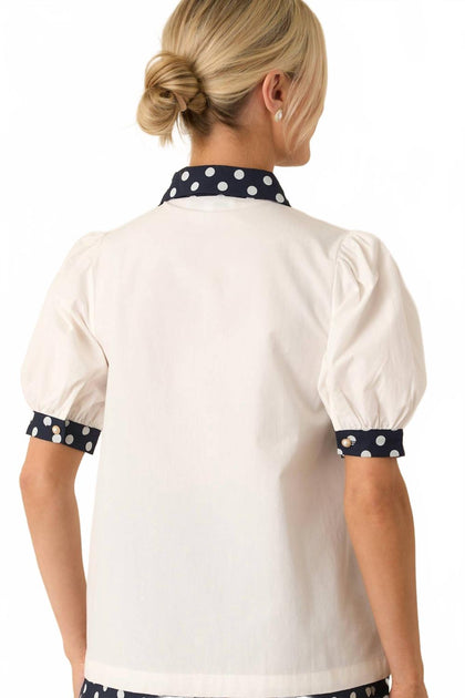Prosperina Penny Blouse White Large 3