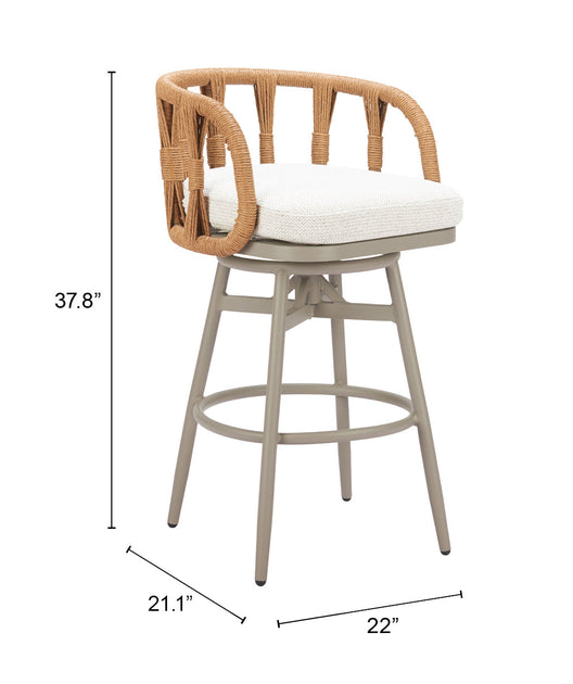 Hivvago Safal Swivel Barstool Multicolor 4