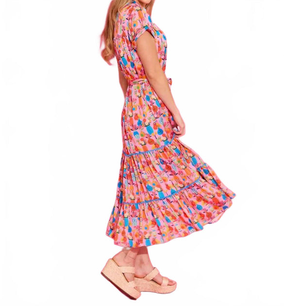 Alden Adair Rachel Maxi Dress Multi Medium 4