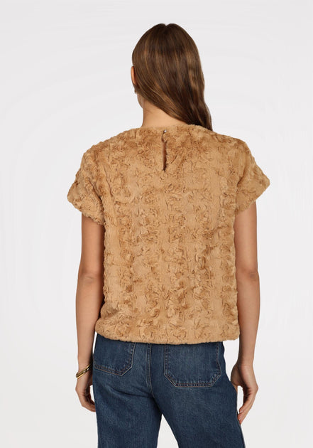 Dylan Grace Top Brown Medium 4