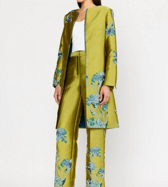 Christy Lynn Porter Coat Green US 4 3