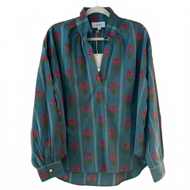 Livro Jane Top Blue XLarge 4