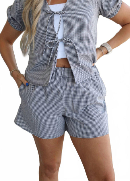 Adrienne Simple Times Faye Shorts Schwarz Large 2