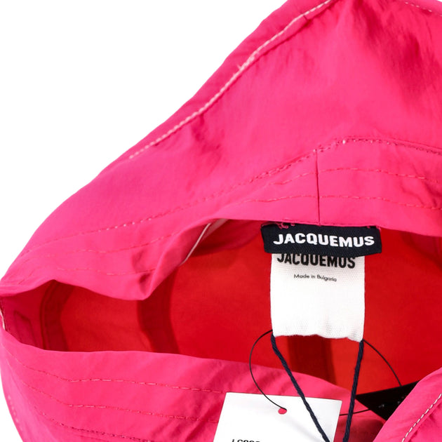 Jacquemus Le Bob Frescu Bucket Hat In Pink Nylon | ShopSimon display picture 1
