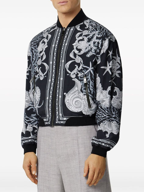 Versace Cropped Reversible Jacket Noir EU 50 4