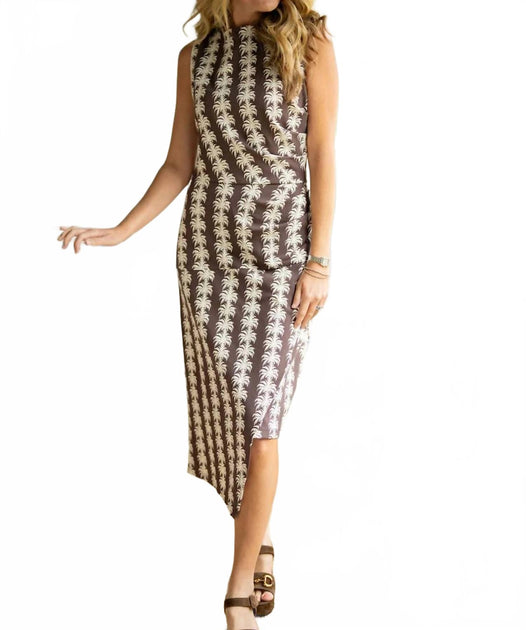 Sail to Sable Wrap Midi Dress Multi Small 2
