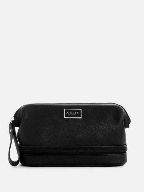 Guess Factory Rhodes Toiletry Bag Black 2