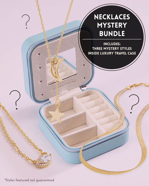 Sterling Forever Necklace Mystery Bundle & Jewelry Case Multi 2