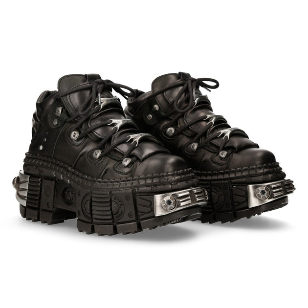 New Rock WALL106-S10 Platform Boots Black EU 43 2