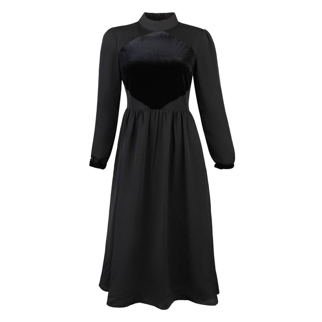 Esteem Couture Vivian Midi Dress Black Large 3