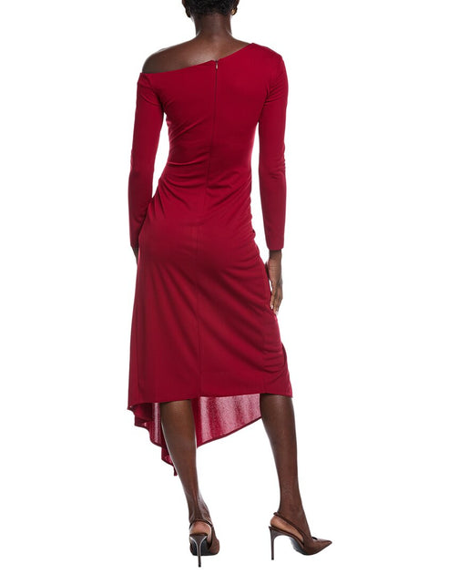 Carla Ruiz Ruched Midi Dress Red EU 44 3