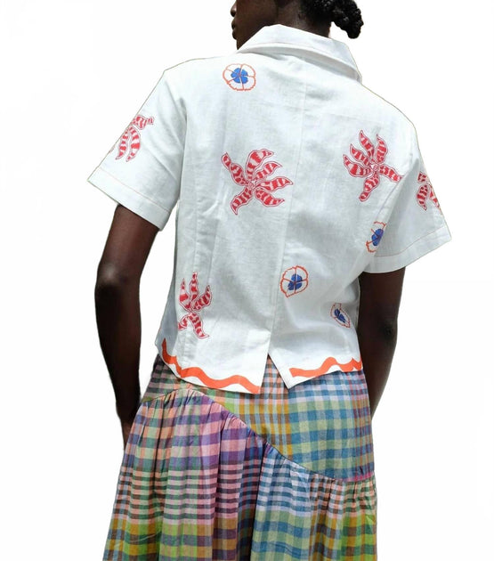 Rujuta Sheth Arlo Shirt White Medium 3