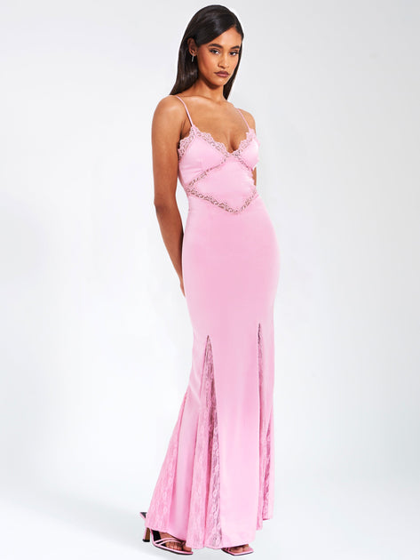 Miss Circle Xandria Maxi Dress Pink Large 3