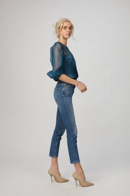 Cami NYC Penelope Bodysuit Blue XS 3