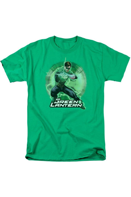 Gildan Justice League Spin T-Shirt Green Medium 2