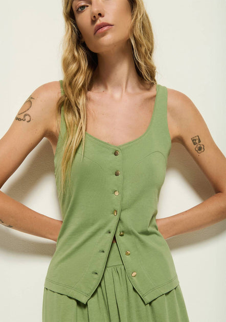 Nation LTD Brya Tank Vert Small 4