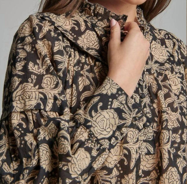 sundays Camelia Shirt Beige Small 3