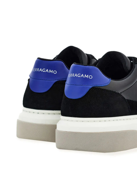 Salvatore Ferragamo Ferragamo Gancini Panelled Leather