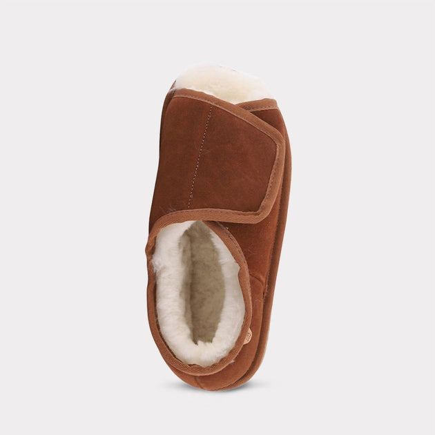 Lamo Apma Open Toe Wrap Flat Brown US 8 Wide 4