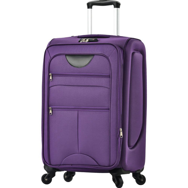 BreeBe Softside Luggage 3 Piece Set Dark Blue 8