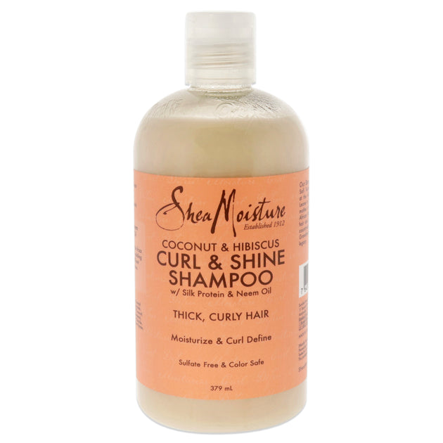 Shea Moisture Coconut Hibiscus Curl and Shine Shampoo Multi 384ml 2
