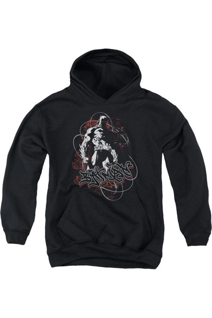 Gildan Batman Kapuzenpullover Schwarz Small 2