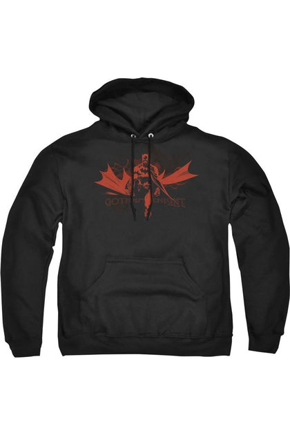 Gildan Batman Gotham Knight Sweat à Capuche Noir Small 2