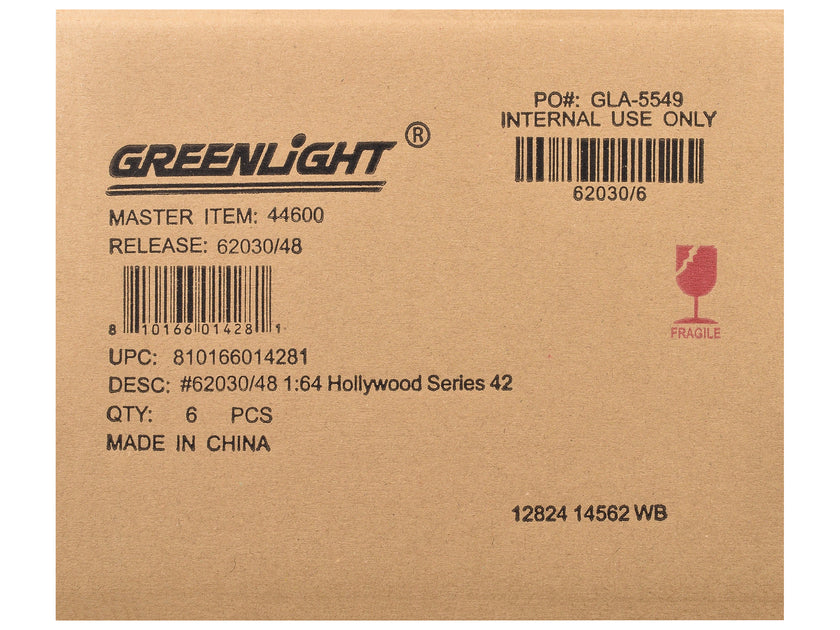 Greenlight Hollywood Serie 42 1/64 Modellbauauto Set 6 Stück 4