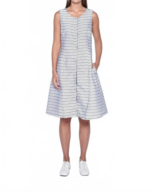 Simply Mila Lisbon Sleeveless Dress Blue Small 2