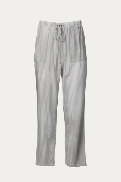 Sadie & Sage Mystic Haze Drawstring Pant Grey Medium 2