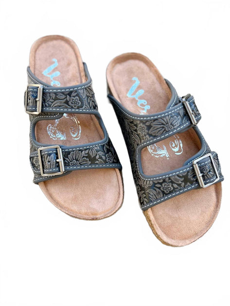 Very G Berry Comfort Sandals Grey US 6.5 3