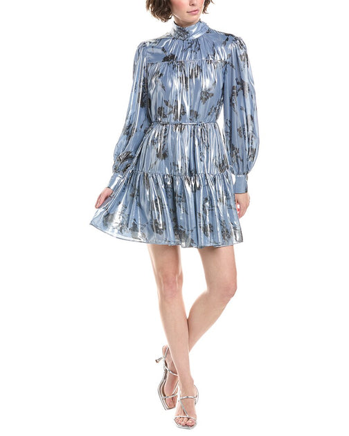 Cinq a Sept Farha Dress Blue US 0 2