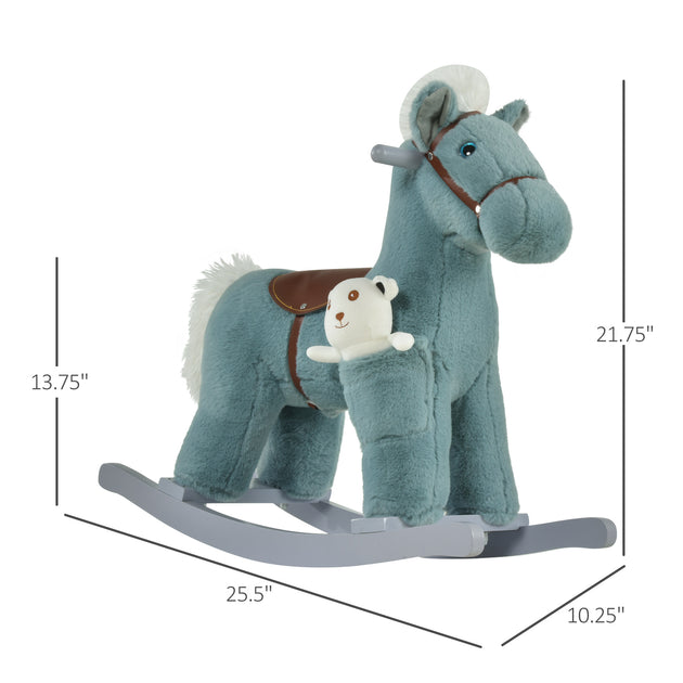 BreeBe Soft Plush Rocking Horse 6